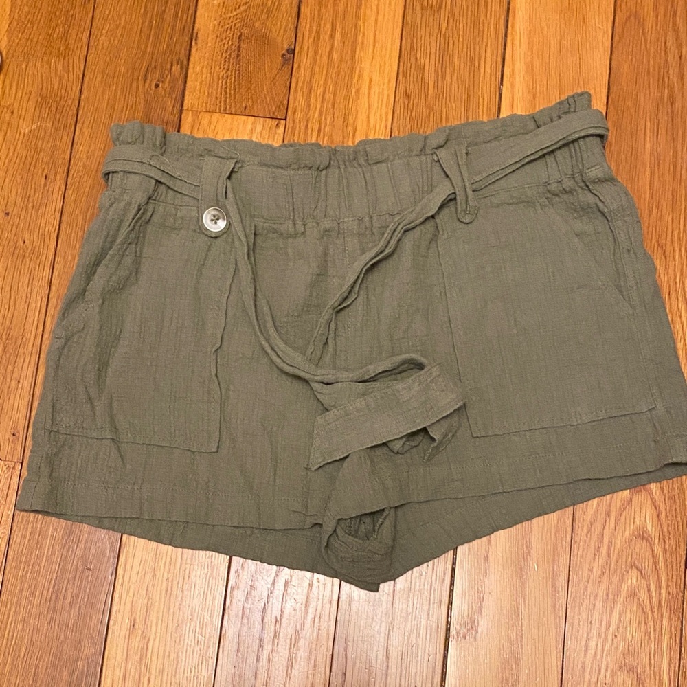Olive Green Junior’s Shorts